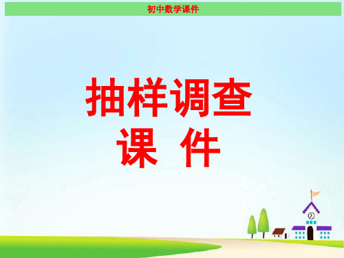 抽样调查 经典课件(最新)