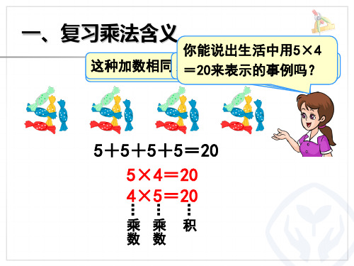 小学二年级上册数学 《表内乘法》优质课件PPT