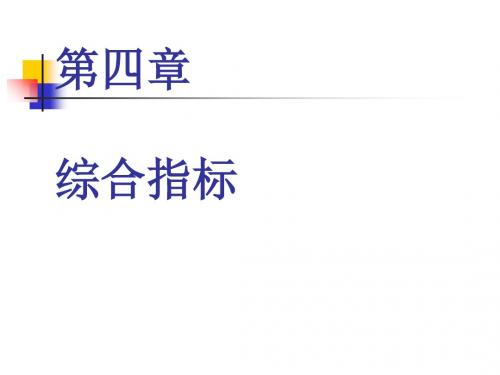 经济综合管理及财务知识分析指标(PPT 117页)