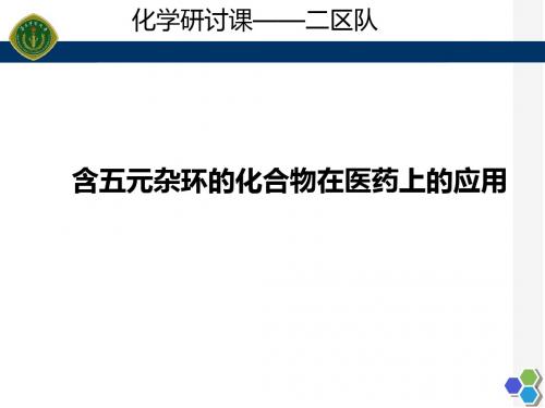 化学研讨课(含五元杂环化合物的医学应用)——杨志
