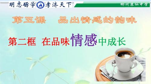 5.2在品味情感中成长