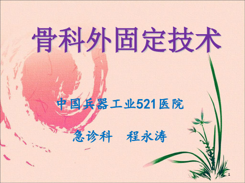 骨科外固定技术ppt课件