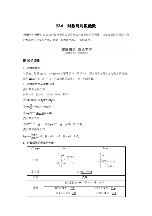 2019届高考一轮复习备考资料之数学江苏专版讲义：第二
