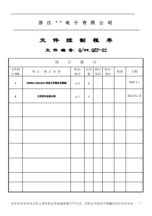 文件控制程序