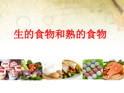 四年级下册科学生的食物和熟的食物教科版 (27)