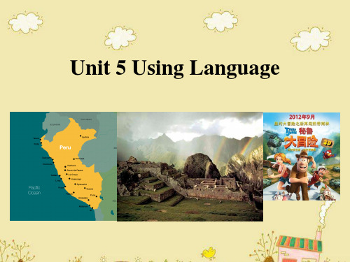 人教英语选修7Unit5 Using Language(共38张PPT)