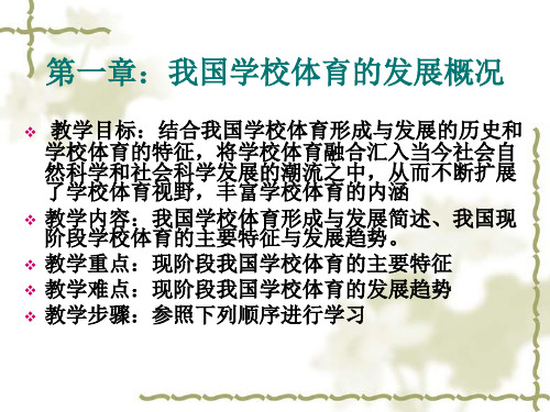 学校体育学课件