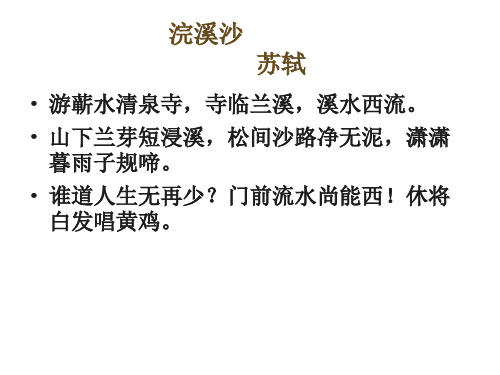 浣溪沙(晏殊)