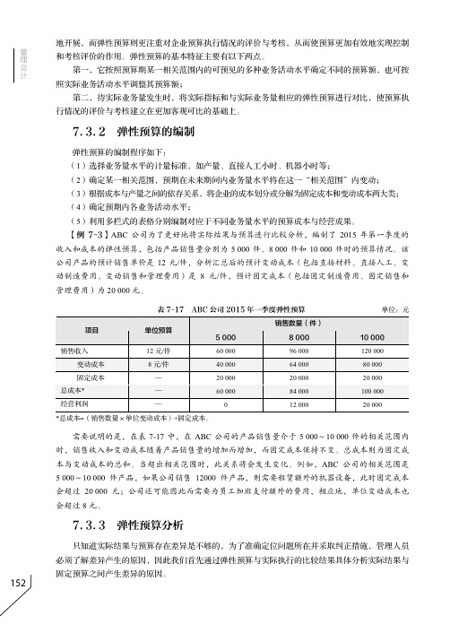 弹性预算分析_管理会计_[共2页]