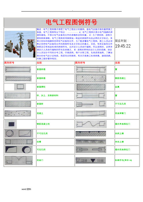 电气工程图例符号大全