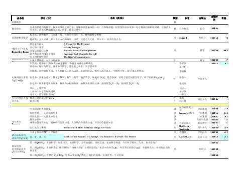 Book 书目list