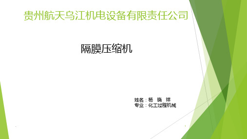 隔膜压缩机PPT课件