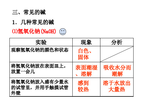第三课时常见的碱详解