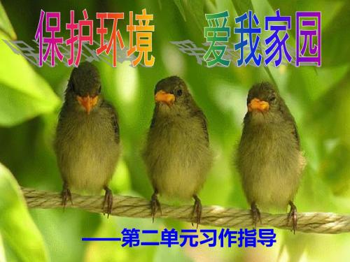 人教三年级语文下册《二组  语文园地二  习作》公开课课件_1