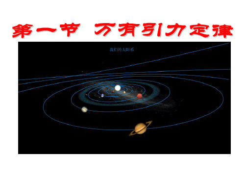 万有引力定律
