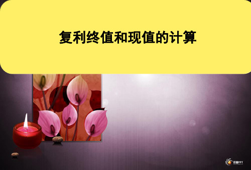 复利终值和现值的计算