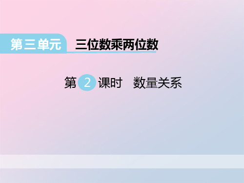 2021年《数量关系》PPT文档