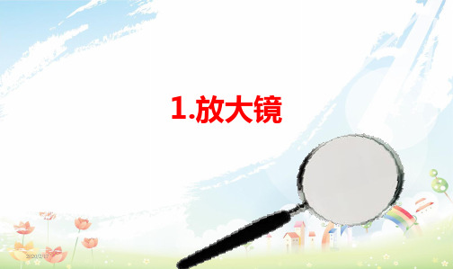 教科版小学六年级科学下册科学六下《放大镜》 (1)PPT课件