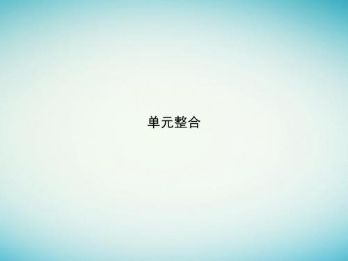 第七单元无产阶级和人民群众争取民主的斗争单元整合课件新人教版选修2