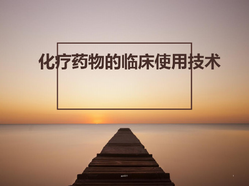 化疗药物临床使用技术  ppt课件