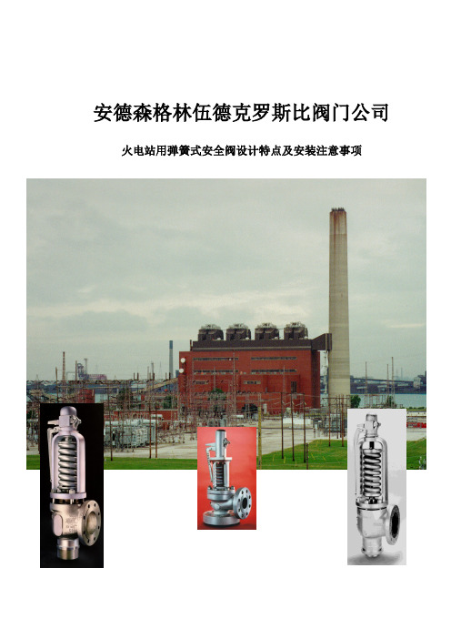 CROSBY安全阀技术特点