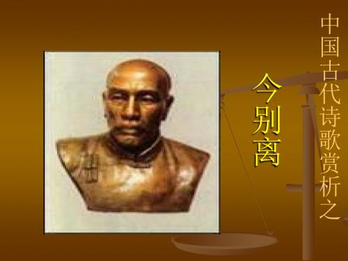 今别离ppt2 人教课标版