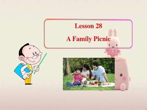 2022年冀教版《Lesson28 A Family Picnic》课件 (1)