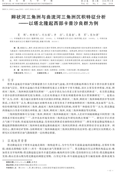 辫状河三角洲与曲流河三角洲沉积特征分析——以塔北隆起西部卡普沙良群为例