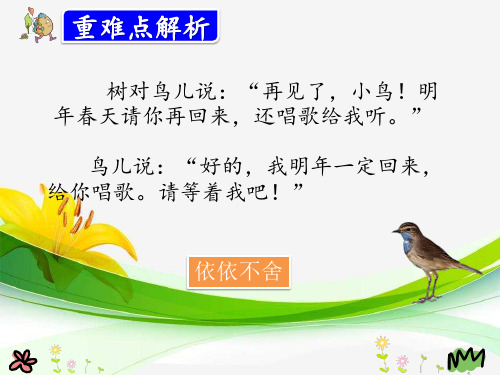 (教育笔记)最新版语文课件 五年级下册 8.去年的树新课标改编版_16-20
