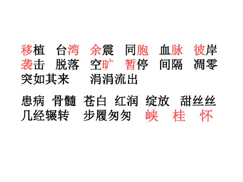 四年级语文跨越海峡的生命桥2[人教版]