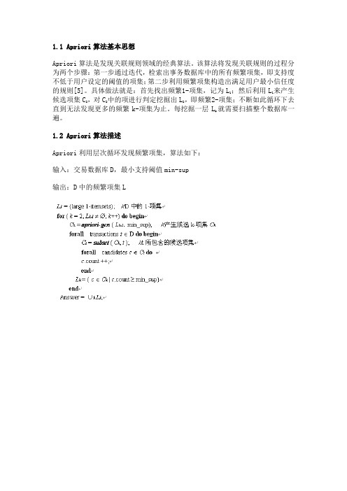 apriori算法
