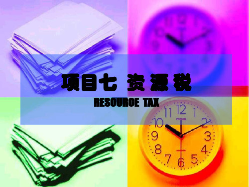 《税法资源税》PPT课件