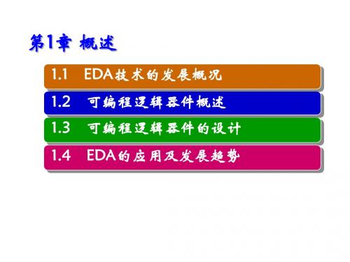 EDA技术教程第1章概述