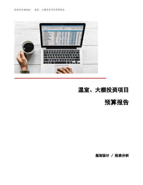 温室、大棚投资项目预算报告