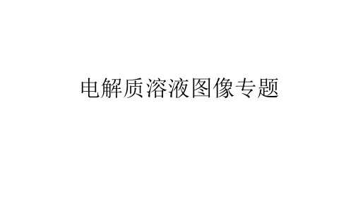 电解质溶液图像专题