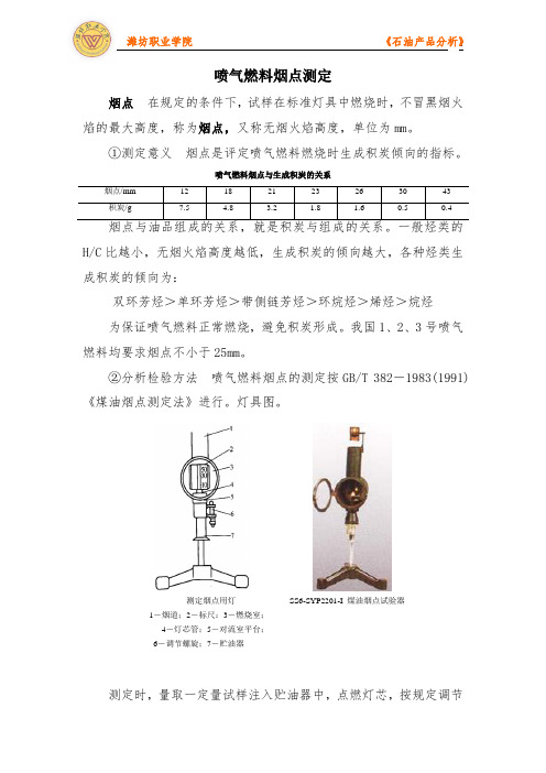 喷气燃料烟点测定(精)