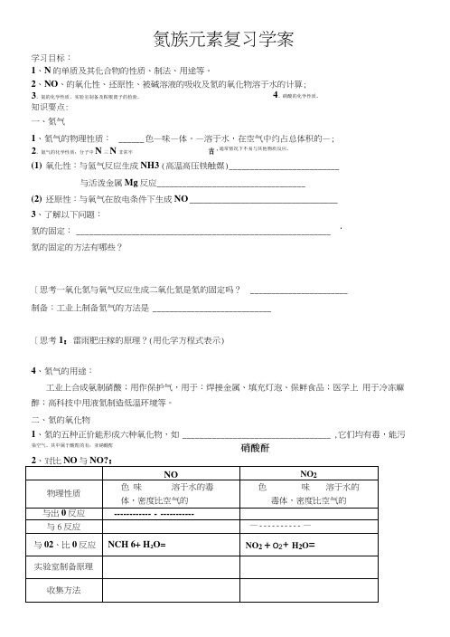 7氮族元素学案.doc