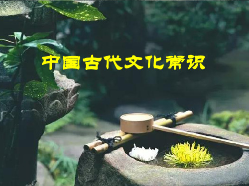 文化常识(比赛)1