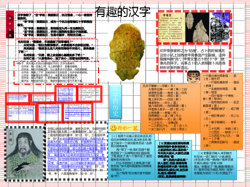 有趣的汉字(电子小报)