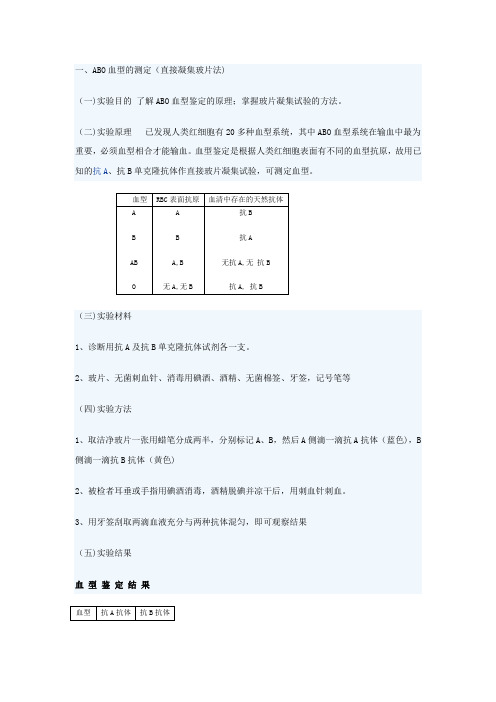 实验素材
