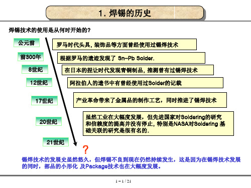 锡焊基础解析
