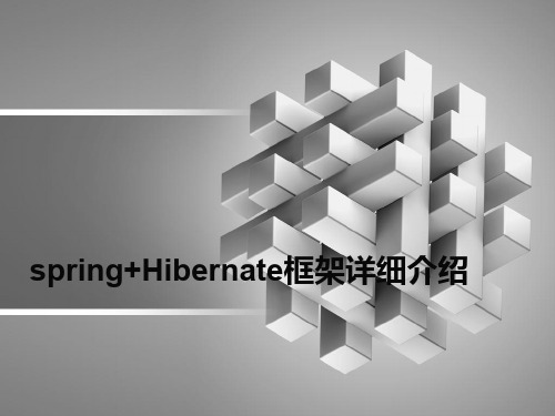 软件工程综合实训Spring+Hibernate 洪春