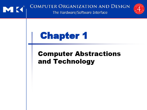 计算机组成原理英文版第一章Computer Abstractions and Technology  ppt课件