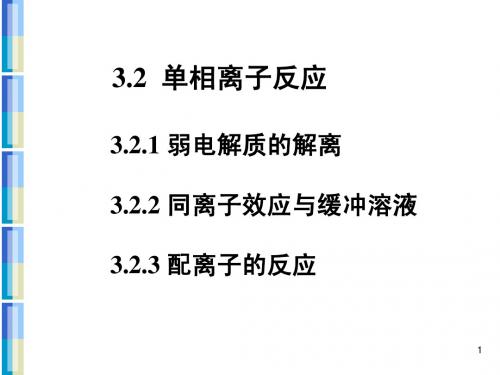 第三章2节单相离子反应