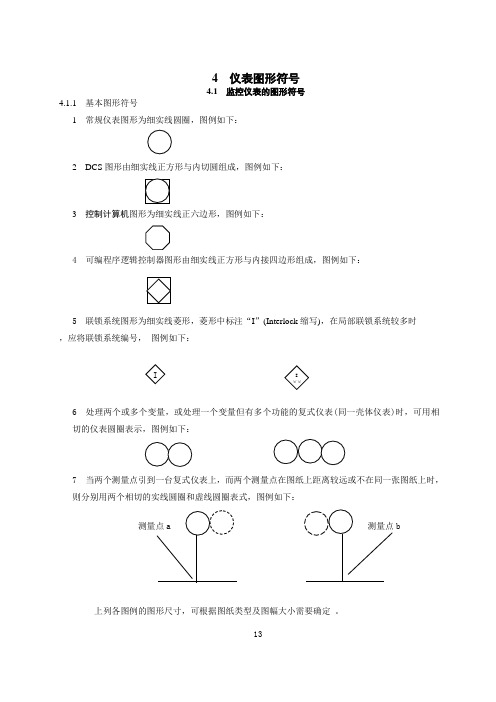 仪表图形符号