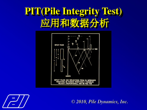 美国PDI低应变完整性检测PIT