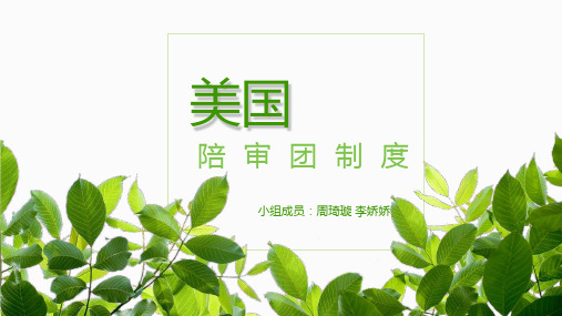 陪审团制度PPT课件