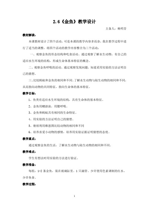 2.6金鱼