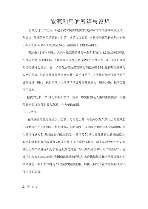 北航新能源课程论文