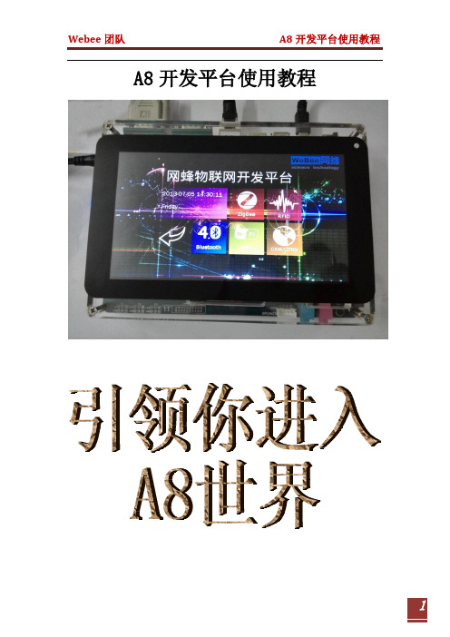 网蜂科技A8开发平台使用教程